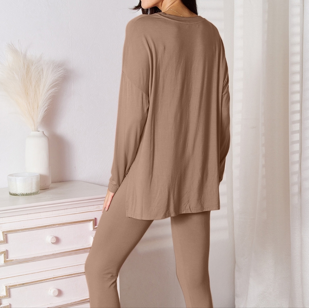 Soothing Softness Lounge Set - Tan - Picture 4 of 6